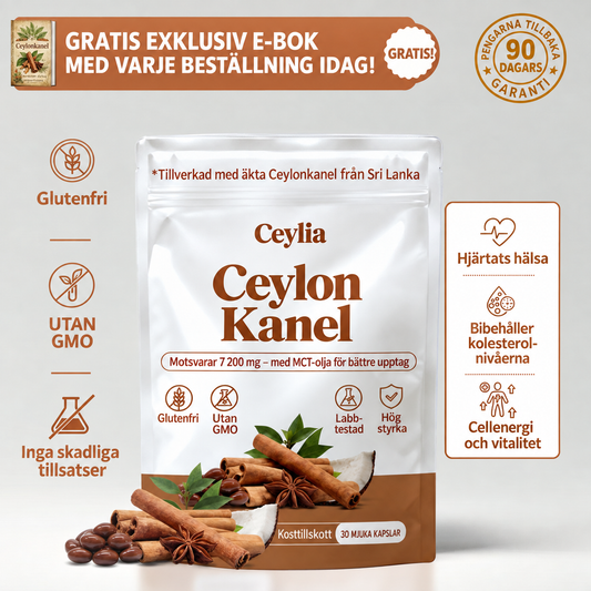 Ceylonkanel Motsvarande 7 200 mg – med MCT-olja för bättre upptag