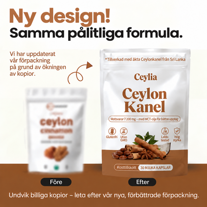 Ceylonkanel Motsvarande 7 200 mg – med MCT-olja för bättre upptag