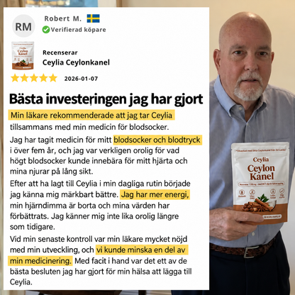 Ceylonkanel Motsvarande 7 200 mg – med MCT-olja för bättre upptag